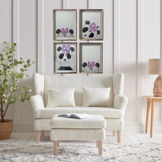 Panda canvas collection - nursery artwork